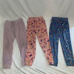 Girls soft fleece pants